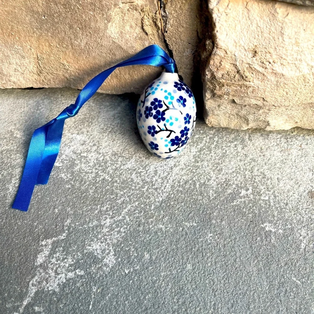Polish Pottery-Terrain-Ceramic Easter Egg XS